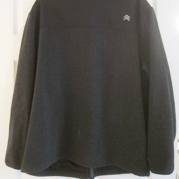 SOLARIS BLACK AND GRAY OUTERWEAR SOFT SHELL AND FLEECE JACKET XL - Picture 4 of 4